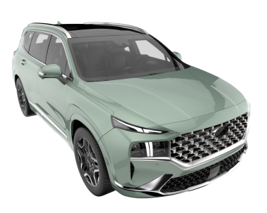 Arka planda gerçekçi bir araba