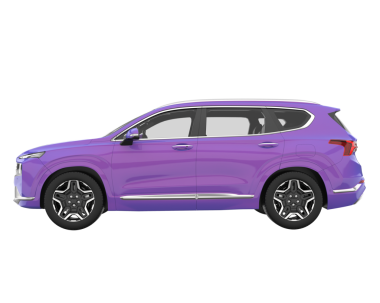 Mor SUV arabası. vektör illüstrasyonu