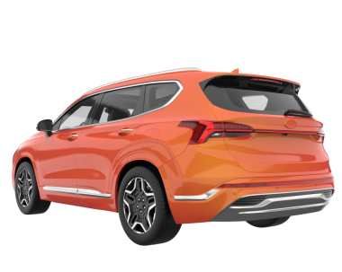 modern araba beyaz arka planda izole edildi. 3 boyutlu görüntüleme