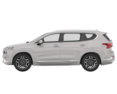 modern SUV arabası izole edildi