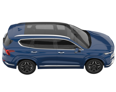 Kapüşonlu SUV arabası.