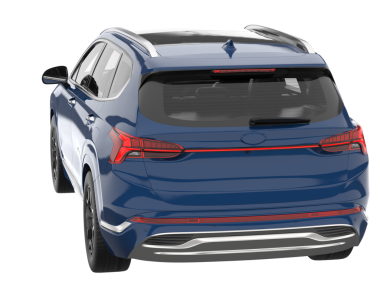 modern mavi lüks araba