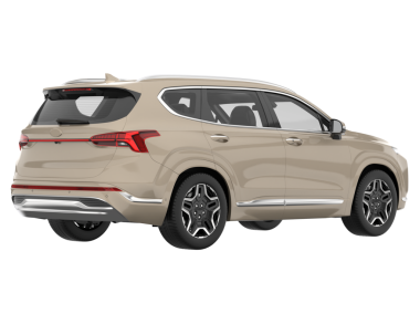 Modern araba beyaz üzerine