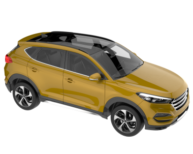 Beyaz arkaplandaki araba