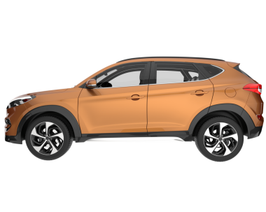 3 boyutlu illüstrasyon. Yansımalı araba