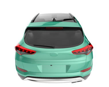 Yan görüşlü gerçekçi bir araba. vektör illüstrasyonu