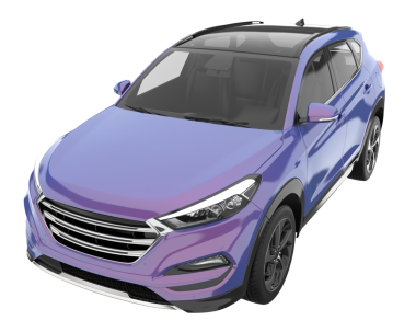 SUV 'un gerçekçi 3 boyutlu canlandırması