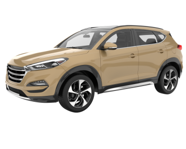 gerçekçi 3 boyutlu bir araba çizimi.