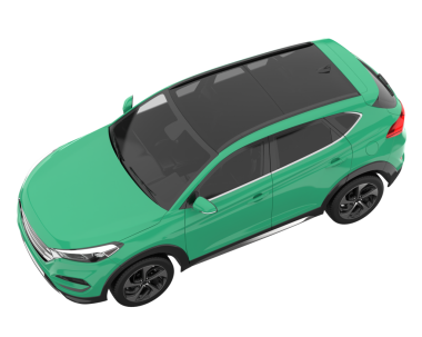 Bir markanın 3 boyutlu görüntülemesi - daha az genel SUV