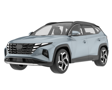 Beyaz arka planda bir araba. yüksek kaliteli resimleme