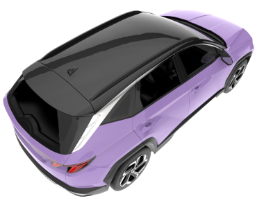 modern araba beyaz üzerine izole