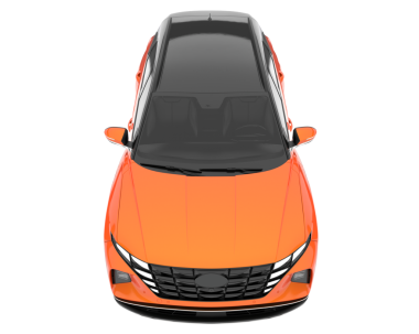 Modern araba beyazda izole edilmiş. 3d oluşturma