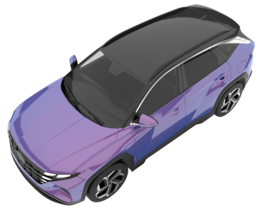 modern araba izole edilmiş arka plan. yüksek kaliteli resimleme