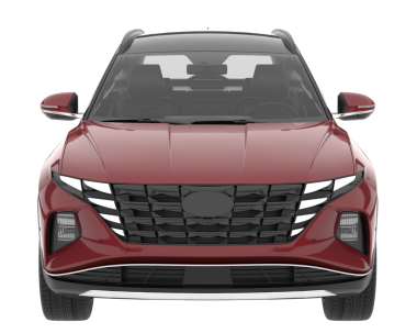 Modern araba beyaz arka planda izole edilmiş. 3d illüstrasyon.