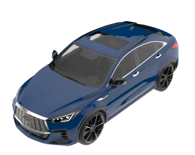 Araba birinci sınıf sedan. Beyaz arkaplanda izole vektör illüstrasyonu