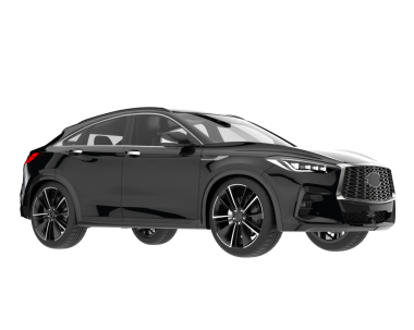 siyah lüks araba. araba tarafı