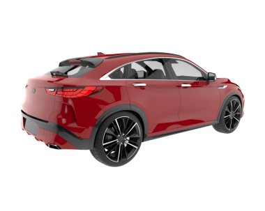 Araba modern cip. 3d oluşturma