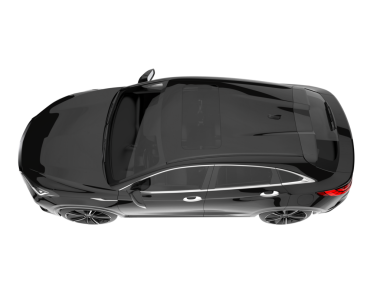 modern siyah araba - yan görünüm