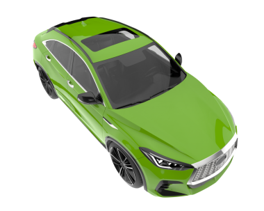 modern lüks araba beyaz arka planda izole edilmiş