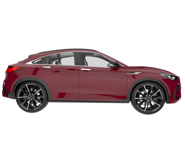 beyaz arka planda modern araba