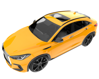 Bir markanın 3 boyutlu tasarımı - daha az genel bir araba