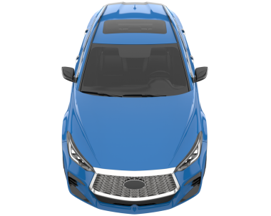 - Araba. Modern araba izole edilmiş. 3d illüstrasyon