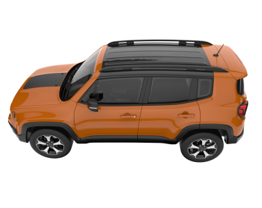 Araç arka planda izole edildi. 3d illüstrasyon