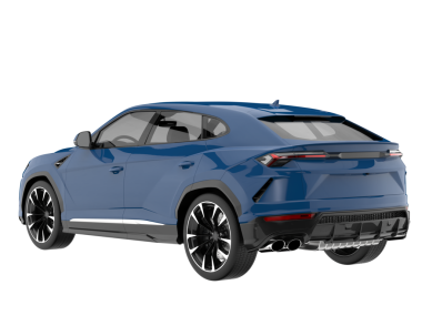 Siyah arkaplandaki araba