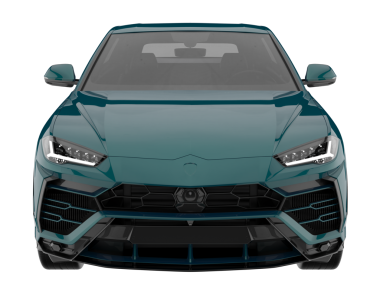 - Araba. Ön manzara. vektör.