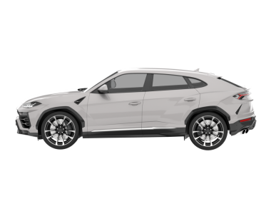 Modern araba beyaz arka planda izole edilmiş. vektör illüstrasyonu