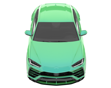 modern otomobil arka planda izole edildi