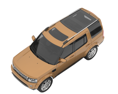 beyaz arkaplanda SUv vektör çizimi