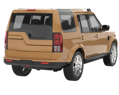 Araba beyaz zemin üzerine