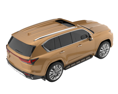 Bir markanın 3 boyutlu görüntülenmesi - daha az genel SUv izole edildi