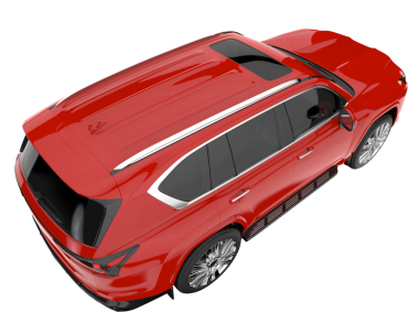 Siyah arka planda modern bir cip. 3 Boyutlu Hazırlama