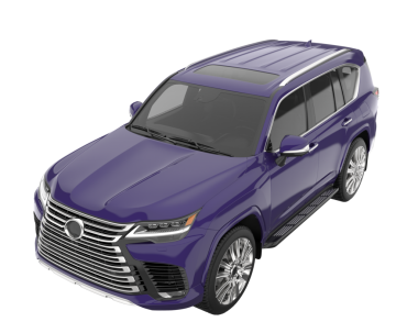 Gerçekçi bir araba. 3d oluşturma.