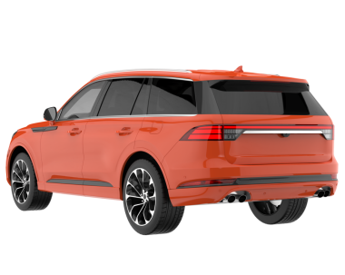 Beyaz arka planda bir araba. Vektör illüstrasyonu