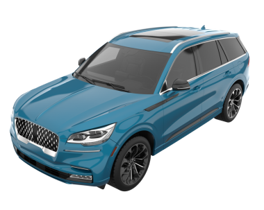 Beyaz arka planda gerçekçi lüks bir araba.