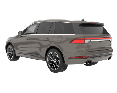 - Araba. gerçekçi modern araba. Ön manzara. 3 Boyutlu Hazırlama