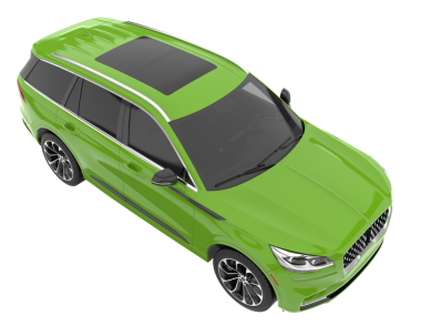 gerçekçi modern araba beyaz arka planda izole