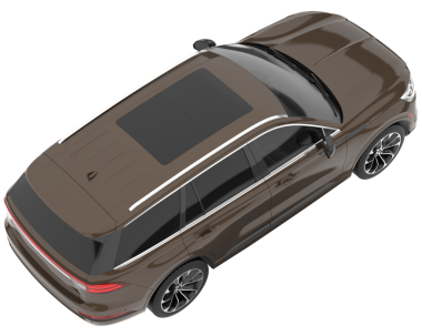 araba beyaz arkaplanda izole edildi