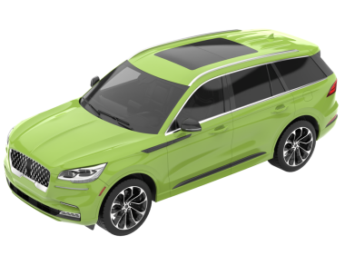 Beyaz arka planda izole edilmiş gerçekçi bir araba. vektör 10