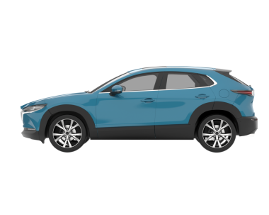 Araba beyaz arka planda izole edilmiş. Vektör çizimi