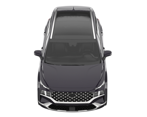 Araba modern izole edilmiş. 3d oluşturma.