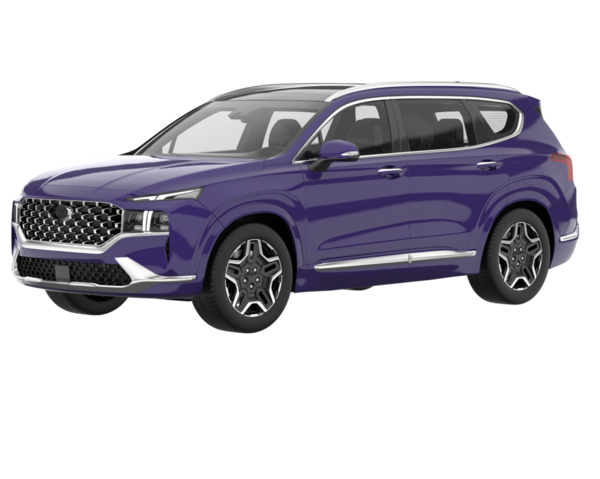 modern suv. Beyaz arka planda izole edilmiş. 3d oluşturma