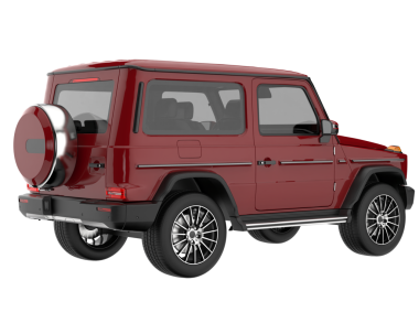 Beyaz arka planda modern kompakt spor araba. yüksek teknoloji gövde - gerçekçi 3 boyutlu canlandırma