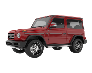 Stüdyo ortamında 3 boyutlu markasız bir SUV üretimi.