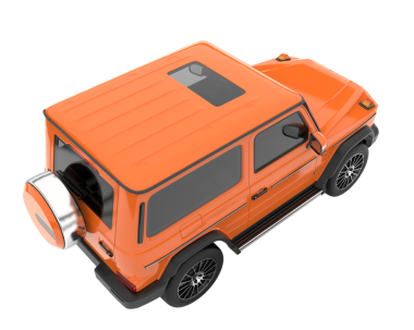 Bir SUV 'un 3 boyutlu görüntüsü