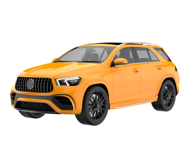 - Araba. Birinci sınıf sedan. 3d illüstrasyon.