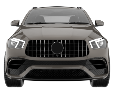 lüks modern araba siyah arka planda